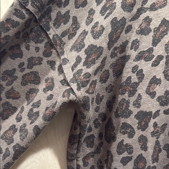 Maurices Animal Print Crewneck Sweater, Snap Detail - Picture 6 of 6
